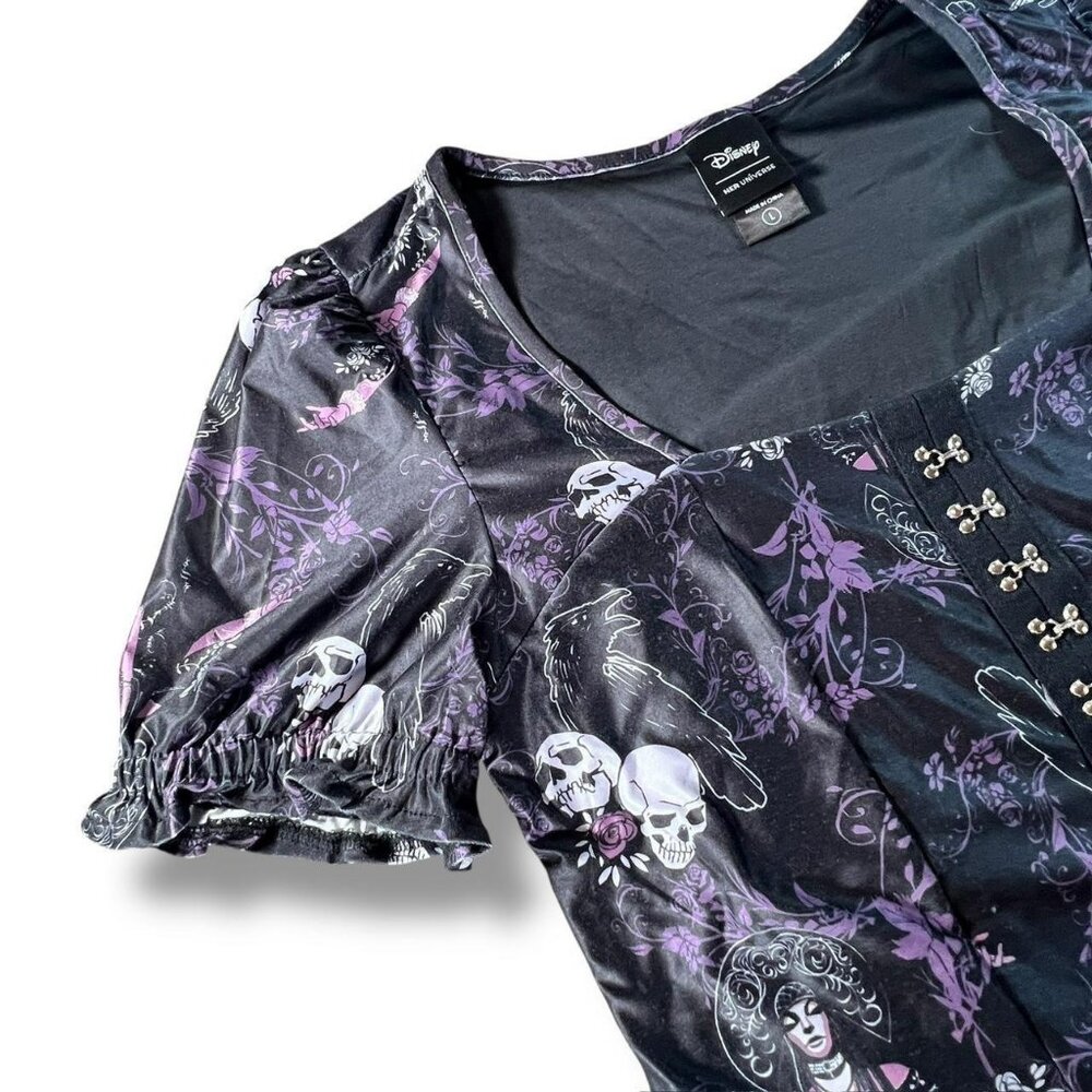 Hot Topic Haunted Mansion Madame Leota Gothic Corset Top - Picture 3 of 6